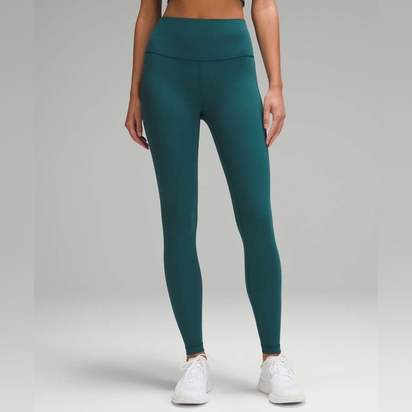 🍋Lululemon Wunder Train High-Rise Tight 27.5” Storm Teal - Picture 5 of 12